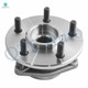 Set of 8 Front 280mm Brake Disc Rotors-Wheel Hub Bearing Assembly-Ceramic Brake Pad Kit For 1999 Jeep Wrangler
