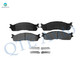 Set of 8 Front 353mm Brake Disc Rotors-Wheel Bearing-Ceramic Brake Pad Kit For 2006-2008 Dodge RAM 1500 5 Stud Wheel