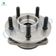Set of 8 Front 280mm Brake Disc Rotors-Wheel Bearing-Ceramic Brake Pad Kit For 2000-2006 Jeep TJ