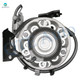 Set of 8 Front 280mm Brake Disc Rotors-Wheel Hub Bearing Assembly-Ceramic Brake Pad Kit For 2004-2006 GMC Canyon