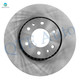 Set of 8 Front 325mm Brake Disc Rotors-Wheel Bearing-Ceramic Brake Pad Kit For 2005 GMC Envoy