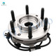 Set of 8 Front 325mm Brake Disc Rotors-Wheel Bearing-Ceramic Brake Pad Kit For 2005 GMC Envoy