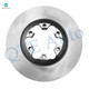 Set of 8 Front 280mm Brake Disc Rotors-Wheel Hub Bearing Assembly-Ceramic Brake Pad Kit For 2006 GMC Canyon