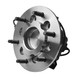Set 8 Front 280mm Brake Disc Rotors-Wheel Hub Bearing Assembly-Ceramic Brake Pad Kit For 2004-2008 Chevrolet Colorado