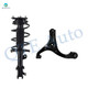 Front Left Lower Control Arm-Quick Complete Strut-Coil Spring Assembly For 2006-2011 Hyundai Accent
