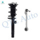 Front Left Lower Rearward Control Arm Ball Joint-Quick Complete Strut-Coil Spring Assembly For 2013-2015 BMW Activehybrid 3