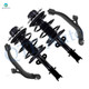 Set of 4 Front Lower Control Arm Ball Joint-Quick Complete Strut-Coil Spring Assembly For 2001-2003 Chrysler Voyager