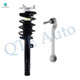 Front Right Lower Rearward Control Arm Ball Joint-Quick Complete Strut-Coil Spring Assembly For 2012 2013 BMW 328I w/ Sport Suspension
