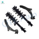 Set of 4 Front Lower Control Arm Ball Joint-Quick Complete Strut-Coil Spring Assembly For 2011-2015 Lincoln MKX