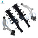 Set of 4 Front Lower Control Arm Ball Joint-Quick Complete Strut-Coil Spring Assembly For 2013-2018 Ford C-MAX