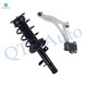 Front Left Lower Control Arm Ball Joint-Quick Complete Strut-Coil Spring Assembly For 2012 2013 Ford Focus