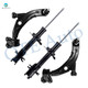 Set of 4 Front Lower Control Arm Ball Joint-Suspension Strut Assembly For 2007-2012 Mazda CX-7