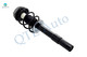 Set of 4 Front Lower Forward Control Arm Ball Joint-Quick Complete Strut-Coil Spring Assembly For 2004-2007 BMW 525I