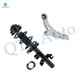 Front Left Lower Control Arm-Quick Complete Strut-Coil Spring Assembly For 2014-2018 Jeep Cherokee FWD
