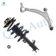 Front Right Lower Control Arm Ball Joint-Quick Complete Strut-Coil Spring Assembly For 2002-2006 Nissan Altima V6