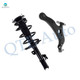 Front Right Lower Control Arm Ball Joint-Quick Complete Strut-Coil Spring Assembly For 2007-2010 Toyota Sienna AWD FWD