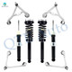 Set of 8 Front-Rear Upper Control Arm Ball Joint-Quick Complete Strut-Coil Spring Assembly-Suspension Strut Assembly For 2000-2002 Jaguar S-Type