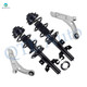 Set of 4 Front Lower Control Arm-Quick Complete Strut-Coil Spring Assembly For 2014-2018 Jeep Cherokee Old Version