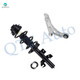 Front Right Lower Control Arm-Quick Complete Strut-Coil Spring Assembly For 2014-2018 Jeep Cherokee