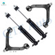 Set of 4 Front Upper Control Arm Ball Joint-Shock Absorber For 2006 Dodge RAM 1500 Exc. Mega Cab