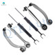 Set of 6 Front Lower Rearward-Upper Forward Control Arm Ball Joint-Suspension Strut Assembly For 1998-2004 Audi A6