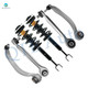 Set of 6 Front Lower Rearward-Upper Forward Control Arm Ball Joint-Quick Complete Strut-Coil Spring Assembly For 2001-2005 Volkswagen Passat