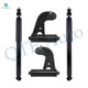 Set of 4 Front Upper Control Arm Ball Joint-Shock Absorber For 1997 1998 Mercedes-Benz C230