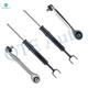 Set of 4 Front Upper Forward Control Arm Ball Joint-Suspension Strut Assembly For 2002 2003 Audi S6