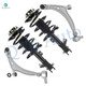 Set of 4 Front Lower Control Arm Ball Joint-Quick Complete Strut-Coil Spring Assembly For 2002-2006 Nissan Altima