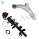 Front Right Lower Control Arm-Quick Complete Strut-Coil Spring Assembly For 2014-2018 Jeep Cherokee AWD