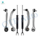 Set of 6 Front Lower Rearward-Upper Forward Control Arm Ball Joint-Suspension Strut Assembly For 2000-2007 Audi A4 Quattro