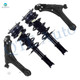 Set of 4 Front Lower Control Arm Ball Joint-Quick Complete Strut-Coil Spring Assembly For 1995-1999 Chevrolet Cavalier