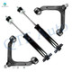 Set of 4 Front Upper Control Arm Ball Joint-Shock Absorber For 2006 Dodge RAM 1500 Extended Crew Cab Pickup