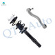 Front Right Lower Rearward Control Arm Ball Joint-Quick Complete Strut-Coil Spring Assembly For 2004-2006 BMW 525I
