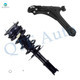 Front Left Lower Control Arm Ball Joint-Quick Complete Strut-Coil Spring Assembly For 1995-1999 Pontiac Sunfire