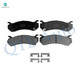 Set 6 Rear 330mm Brake Disc Rotors-Ceramic Brake Pad Kit For 2007 Chevrolet Silverado 2500 HD Classic