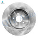Set of 6 Rear 290mm Brake Disc Rotors-7753-D876 Ceramic Brake Pad Kit For 1996-2002 Mercedes-Benz E320