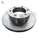 Set of 6 Front 296.4mm Brake Disc Rotors-Ceramic Brake Pad Kit For 1995-1999 Toyota Tacoma