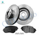 Set of 6 Front 294mm Brake Disc Rotors-Ceramic Brake Pad Kit For 2003-2006 Subaru Baja