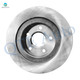 Set of 6 Rear 297.7mm Brake Disc Rotors-Ceramic Brake Pad Kit For 2003 2004 Cadillac Seville