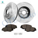 Set of 6 Front 282mm Brake Disc Rotors-Ceramic Brake Pad Kit For 2013-2015 Acura ILX