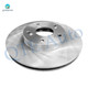 Set of 12 Front 282mm Brake Disc Rotors-Ceramic Brake Pad Kit-Rear 260mm Brake Disc Rotors-Ceramic Brake Pad Kit For 1999-2002 Honda Accord