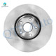 Set of 6 Front 296mm Brake Disc Rotors-Ceramic Brake Pad Kit For 1993-2005 Lexus GS300