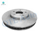 Set of 6 Front 296mm Brake Disc Rotors-Ceramic Brake Pad Kit For 1998-2000 Lexus GS400