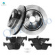 Set of 6 Rear 300mm Brake Disc Rotors-Ceramic Brake Pad Kit For 2013 BMW 328i xDrive