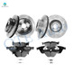 Set of 12 Front 312mm-Rear 300mm Brake Disc Rotors-Ceramic Brake Pad Kit For 2009-2013 BMW 328i xDrive