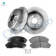 Set of 6 Rear 285mm Brake Disc Rotors-Ceramic Brake Pad Kit For 2002 Ford Explorer Sport