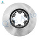 Set of 6 Front 282.5mm Brake Disc Rotors-Ceramic Brake Pad Kit For 1996-1998 Nissan Pathfinder