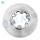 Set of 6 Front 282.5mm Brake Disc Rotors-Ceramic Brake Pad Kit For 2003 2004 Nissan Frontier