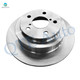 Set of 6 Rear 265.8mm Brake Disc Rotors-Ceramic Brake Pad Kit For 2004-2008 Subaru Forester